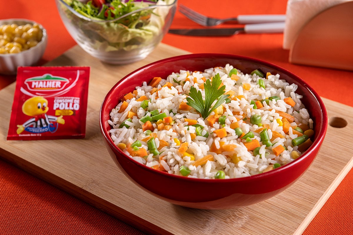 ARROZ CON VEGETALES