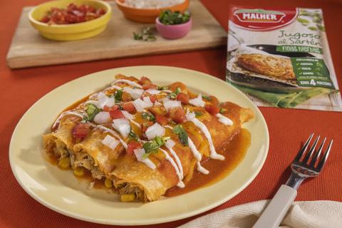 enchiladas pollo